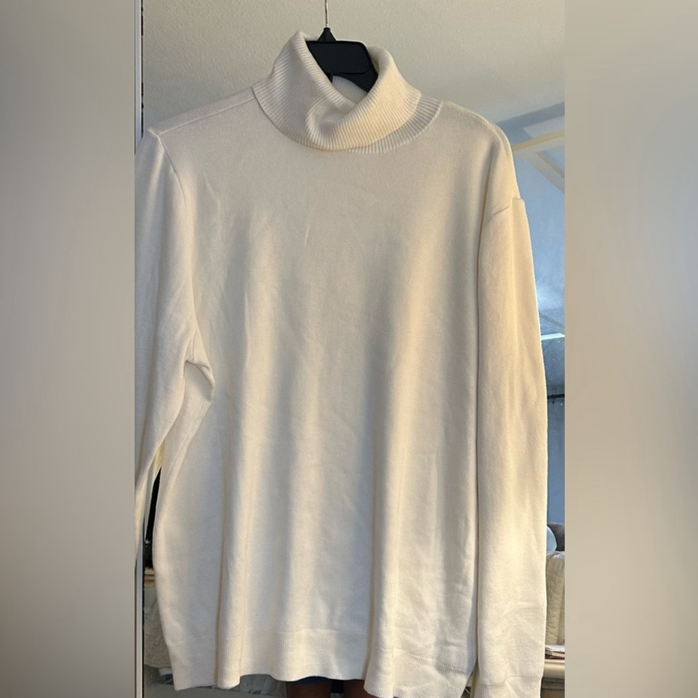 NEW ABBOTT ELEMENTARY Women's Super Soft Turtleneck Sweater 2X $59